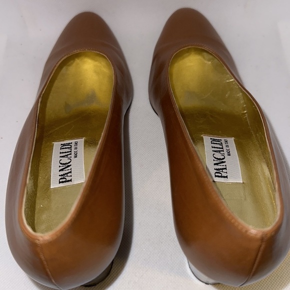 Pancaldi Tan Leather Pumps / Heels Size 8.5B - EUC - Picture 9 of 12